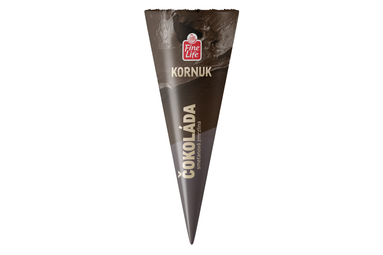 Fine Life Kornuk čokoláda smetana mraž. 120 ml