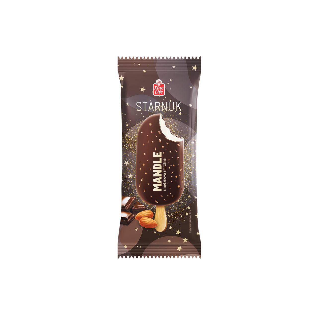 Fine Life Starnuk mandle smetana mraž. 100 ml