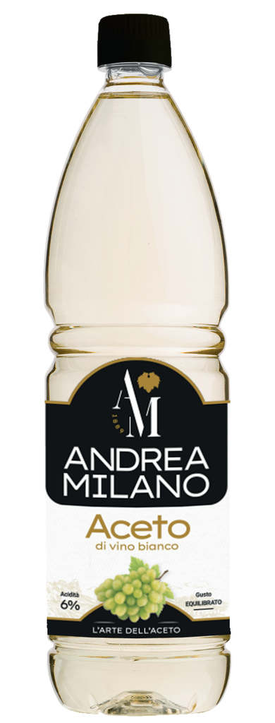 ANDREA MILANO Vinný bílý ocet 1 l